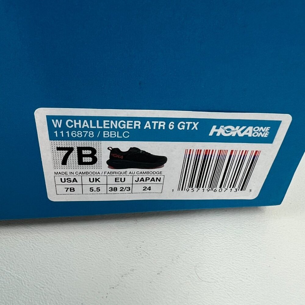 Hoka Women's Shoes 7 Challenger ATR 6 GTX Running Shoe Black Pink Size 7 - Picture 7 of 7